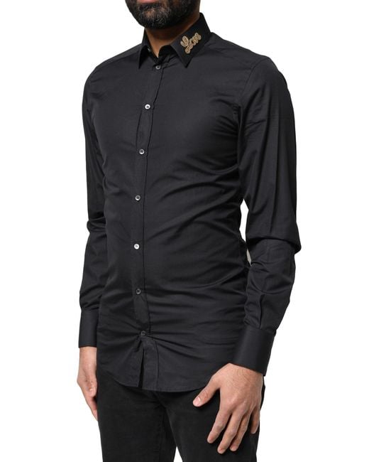 Dolce & Gabbana Black Casual Shirts for men