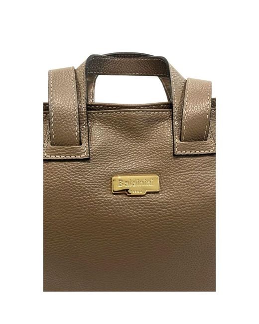 Baldinini Brown Cowhide Handbag