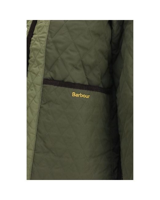 Barbour Green Bicolor Polyester Jacket