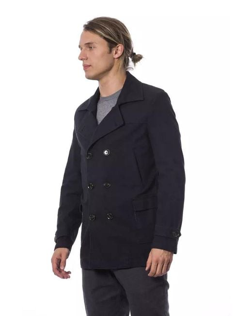 Verri Blue Cotton Blazer for men