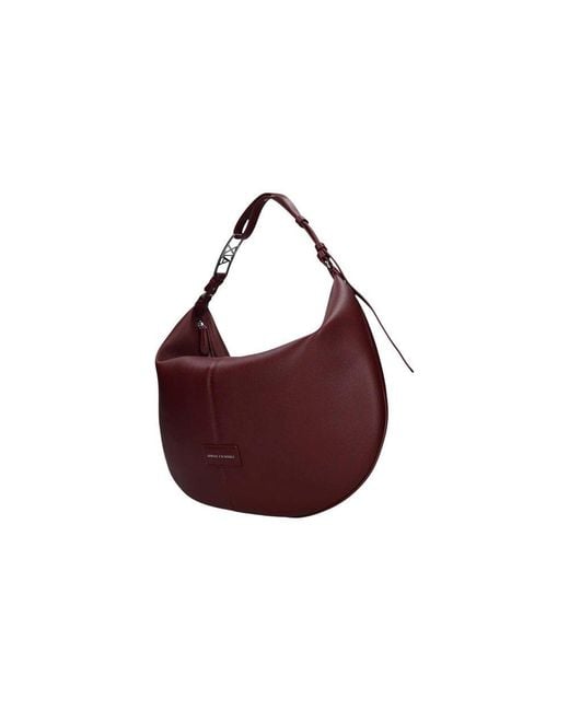 ARMANI EXCHANGE Purple Bordeaux Polyester Handbag