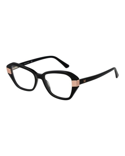 MARCIANO BY GUESS Black Acetate Glasses (frames) for men