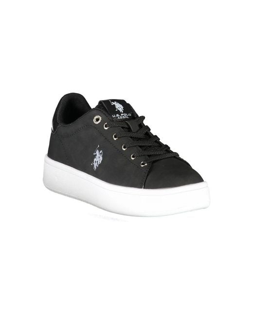 U.S. POLO ASSN. Black Polyester Sneaker