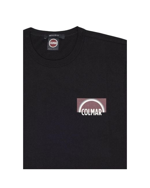 Colmar Black Cotton T for men