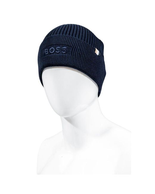 Boss Blue Cotton Cap (baseball Hat) for men