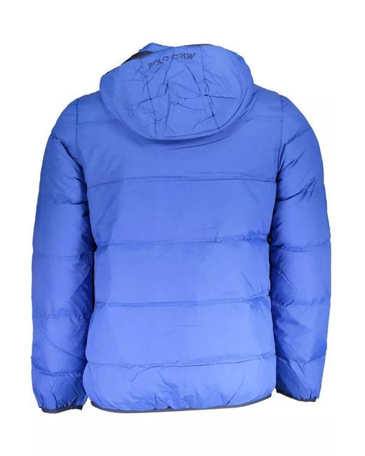 La Martina Blue Polyamide Jacket for men