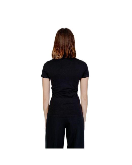 Guess T-shirt Mini Triangle Tee Black E24gu10 W2yi45j1314