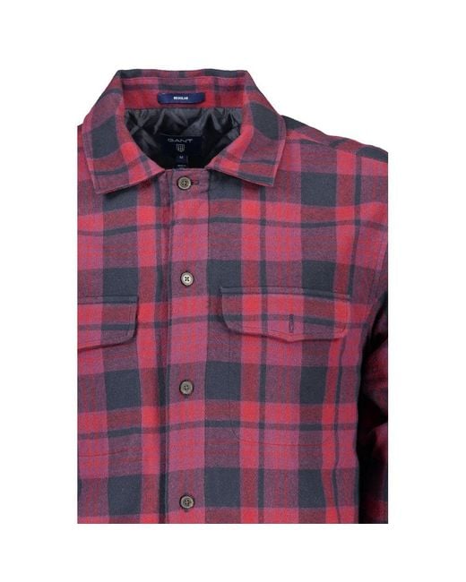 Gant Purple Cotton Shirt for men