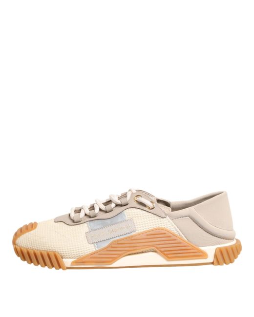 Dolce & Gabbana Natural Multicolor Low Top Ns1 Men Sneakers Shoes for men