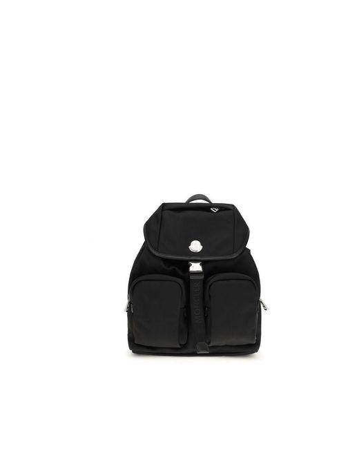 Moncler Black Polyamide Backpack