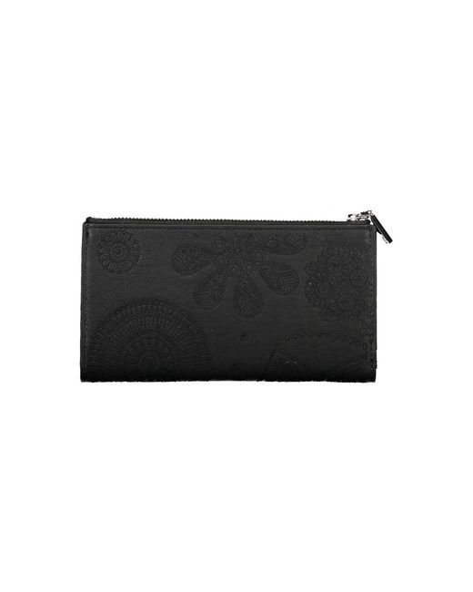 Desigual Black Chic Dual Compartment Wallet