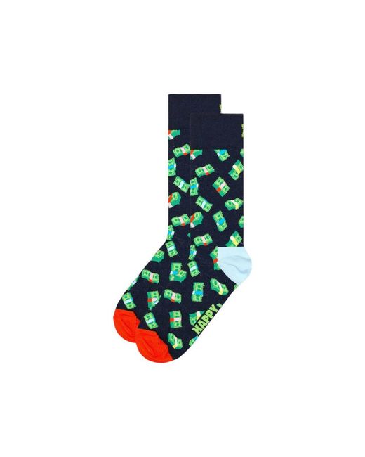 Happy Socks Green Cotton Sock for men