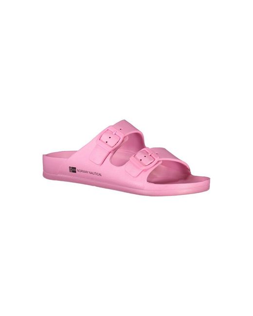 Norway 1963 Pink Rosa Plastica Donna Ciabatta