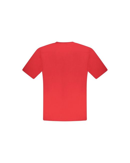 North Sails Red Cotton T-Shirt for men