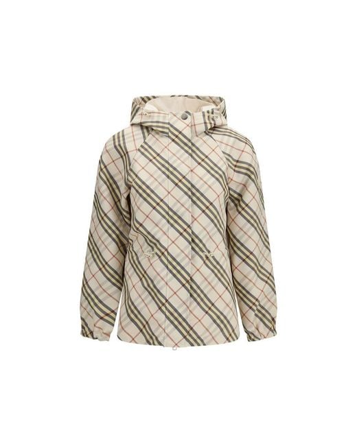 Burberry Natural Beige Polyester Clothing