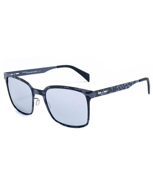 Italia Independent Blue Metal Sunglasses