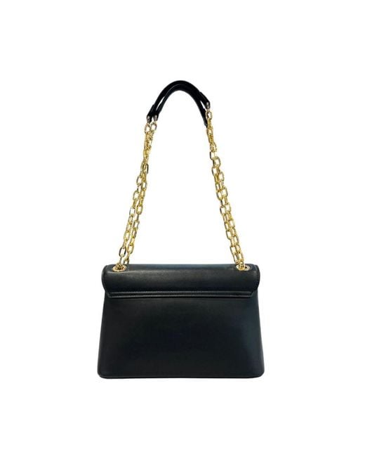 Twinset Black Pu Crossbody Bag