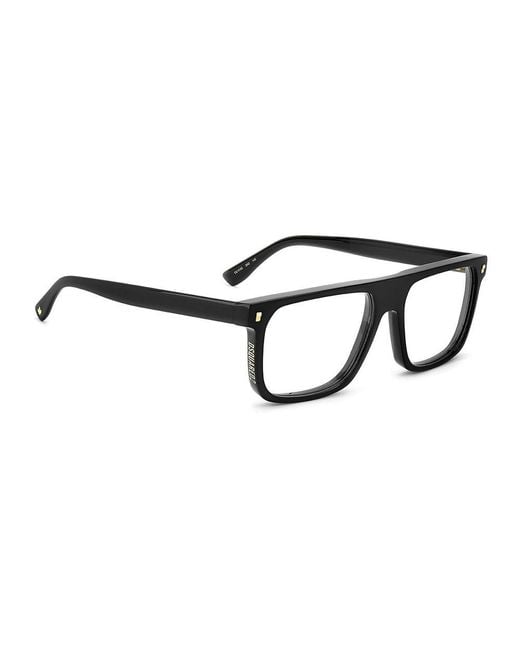DSquared² Multicolor Black Acetate Glasses (frames) for men