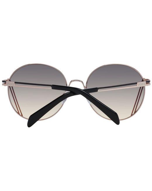 Emilio Pucci Gray Rose Gold Sunglasses