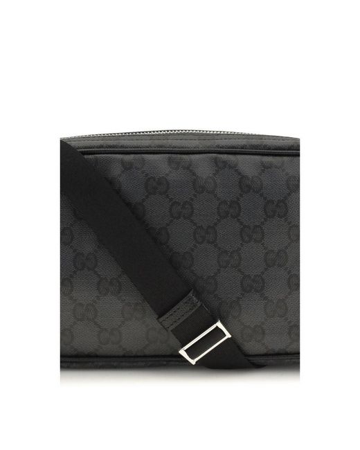 Gucci Black Cotton Shoulder Bag for men