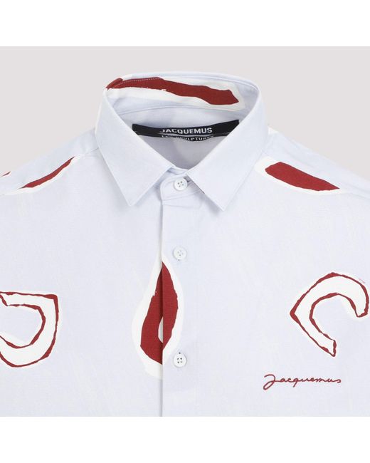 Jacquemus White La Chemise Simon Shirt for men