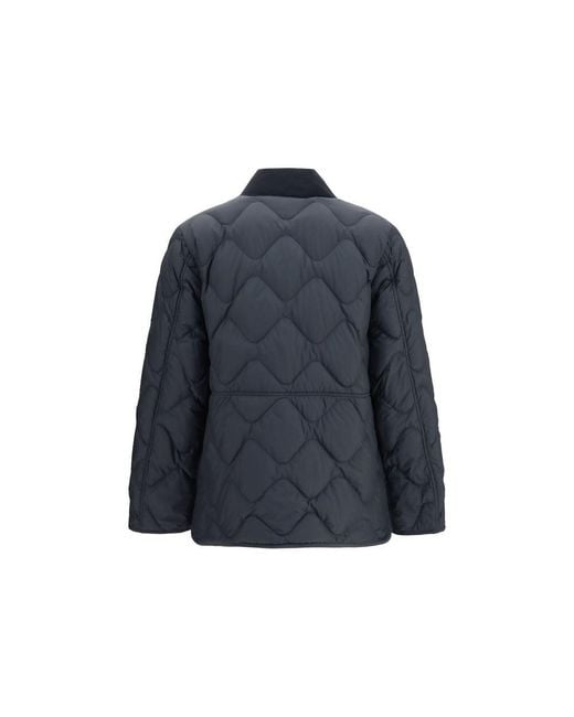 Woolrich Blue Polyester Shell Jacket