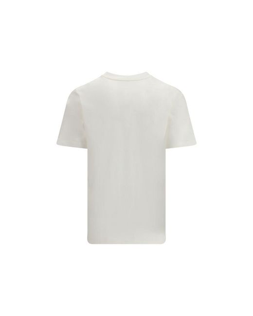 Jil Sander White Beige Cotton T