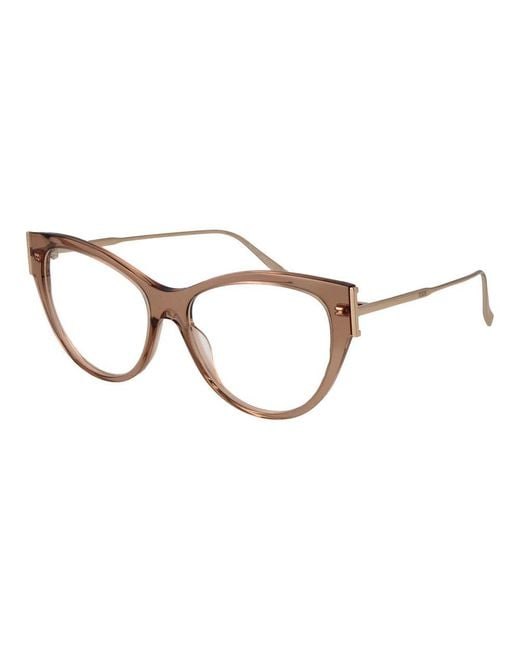 Tod's Brown Beige Acetate & Metal Glasses (frames)