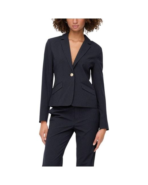 ONLY Blue Polyester Blazer