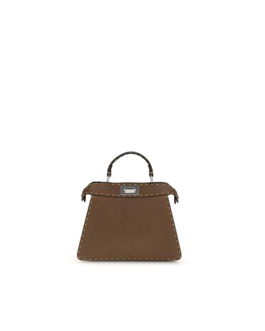 Fendi Women's Brown Peekaboo Iseeu Selleria Macro