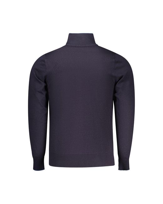 COVERI MOVING Blue Viscose Men Sweater for men