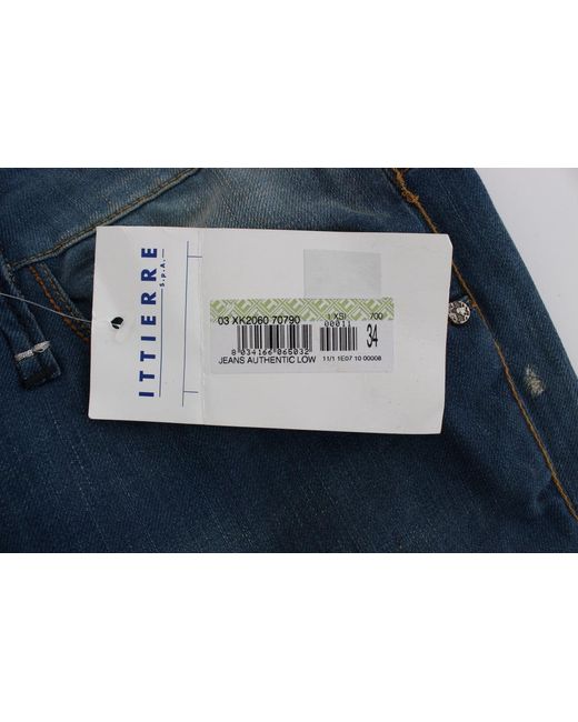 Acht Denim Cotton Stretch Baggy Fit Jeans Blue Sig30490 for men