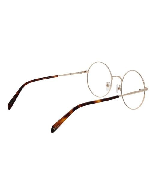 Emilio Pucci Metallic Gold Metal Glasses (frames)
