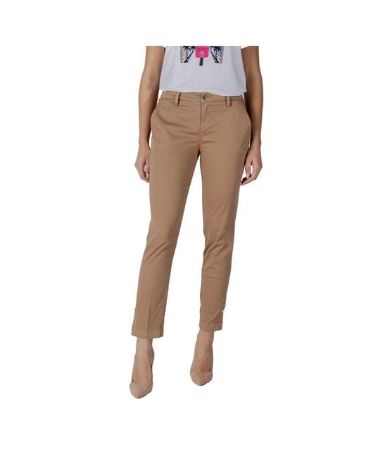 Liu Jo Natural Cotton Jeans & Pant