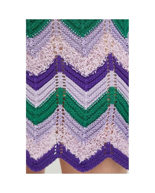 Pinko Multicolor Polyamide Skirt