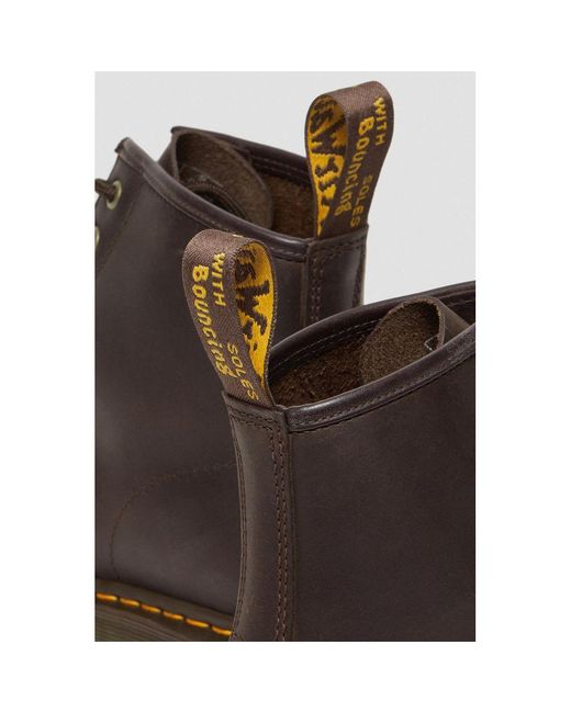 Dr. Martens Brown Leather Athletic Sneakers for men