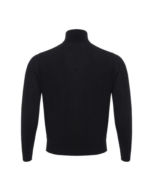 Colombo Black Cashemere Sweater for men