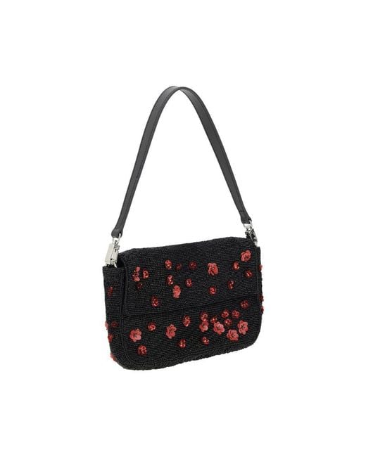 Staud Black Timmy Shoulder Bag