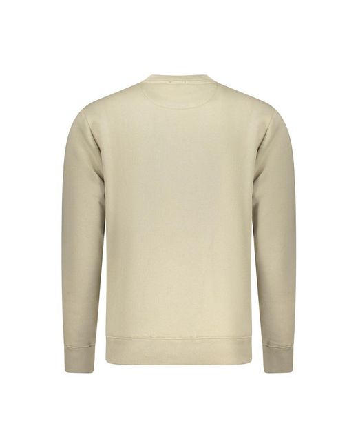 COVERI MOVING Natural Beige Cotton Men's Sweatshirt for men