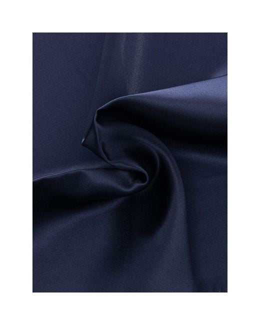 Dolce & Gabbana Blue Silk Pocket Square for men