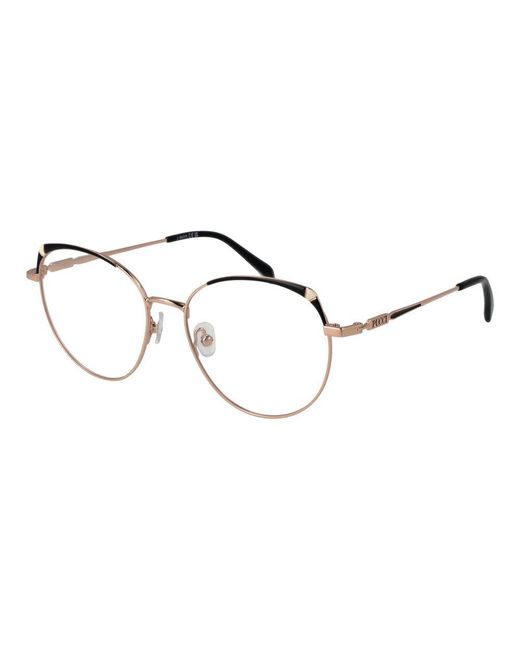 Emilio Pucci Metallic Rose Gold Metal Glasses (frames)