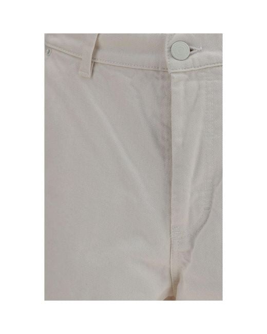 AMI Gray Cotton Bermuda Shorts for men