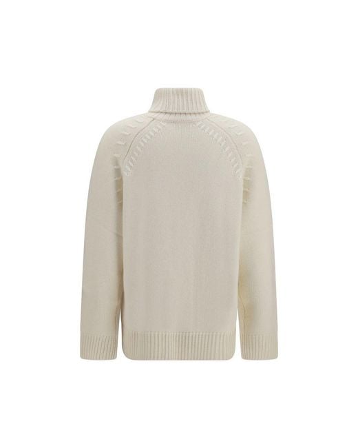 P.A.R.O.S.H. Gray Beige Cashmere Sweater