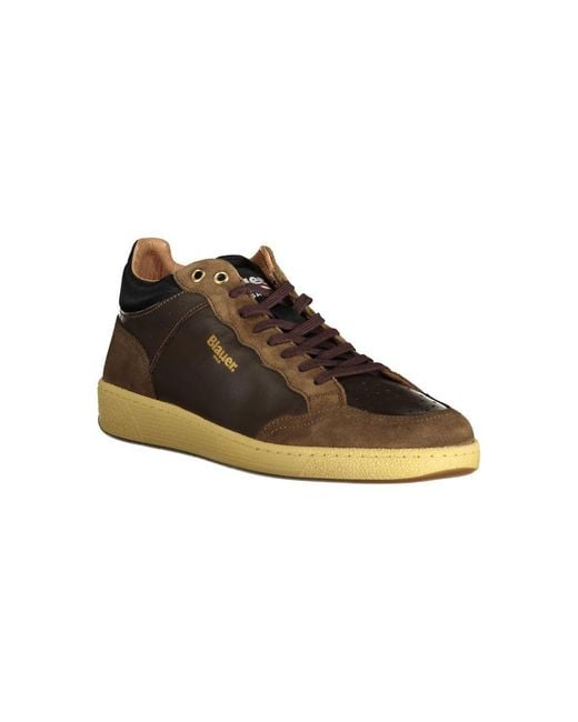 Blauer Brown Polyester Sneaker for men