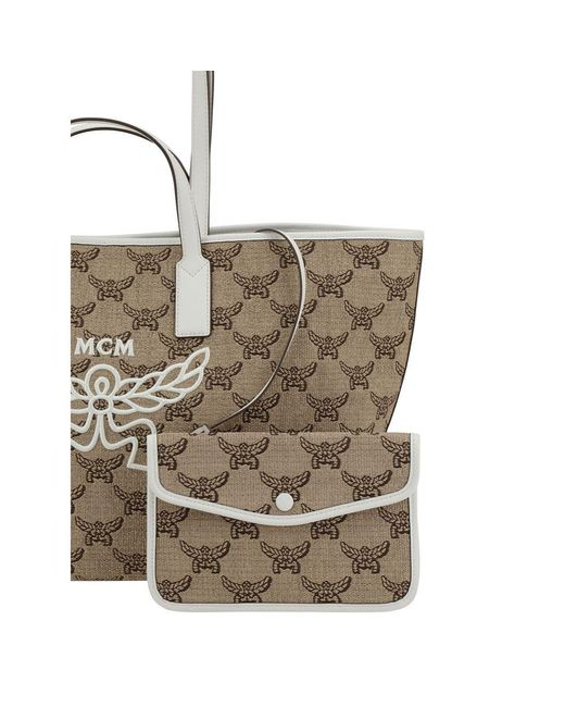 MCM Multicolor Medium Himmel Tote Bag
