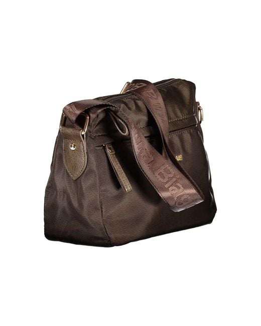 Laura Biagiotti Brown Marrone Polyester Handbag