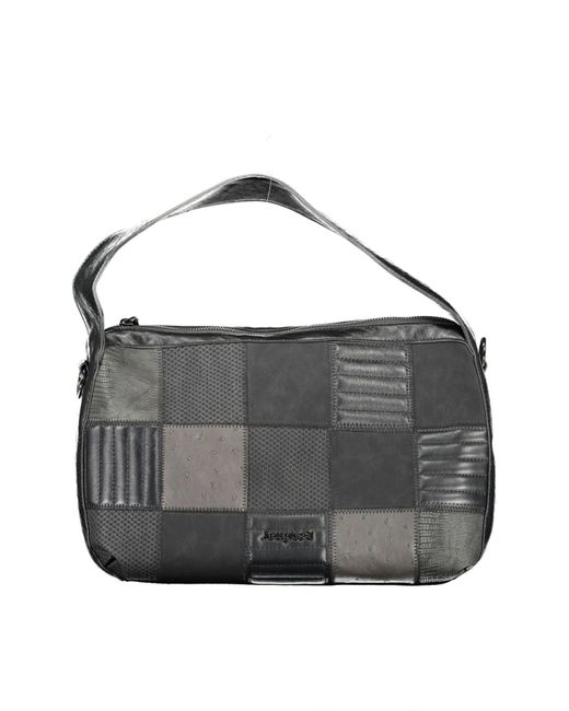 Desigual Gray Polyurethane Handbag