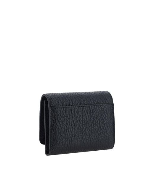 Maison Margiela Black Calf Leather Bos Taurus Wallet
