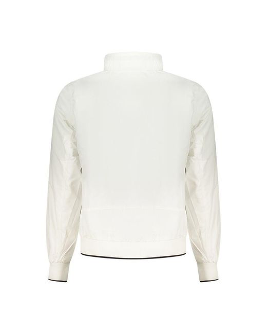 North Sails White Polyester Men's Jacket for men