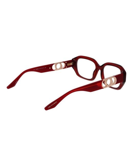 Trussardi Red Acetate Glasses (frames)